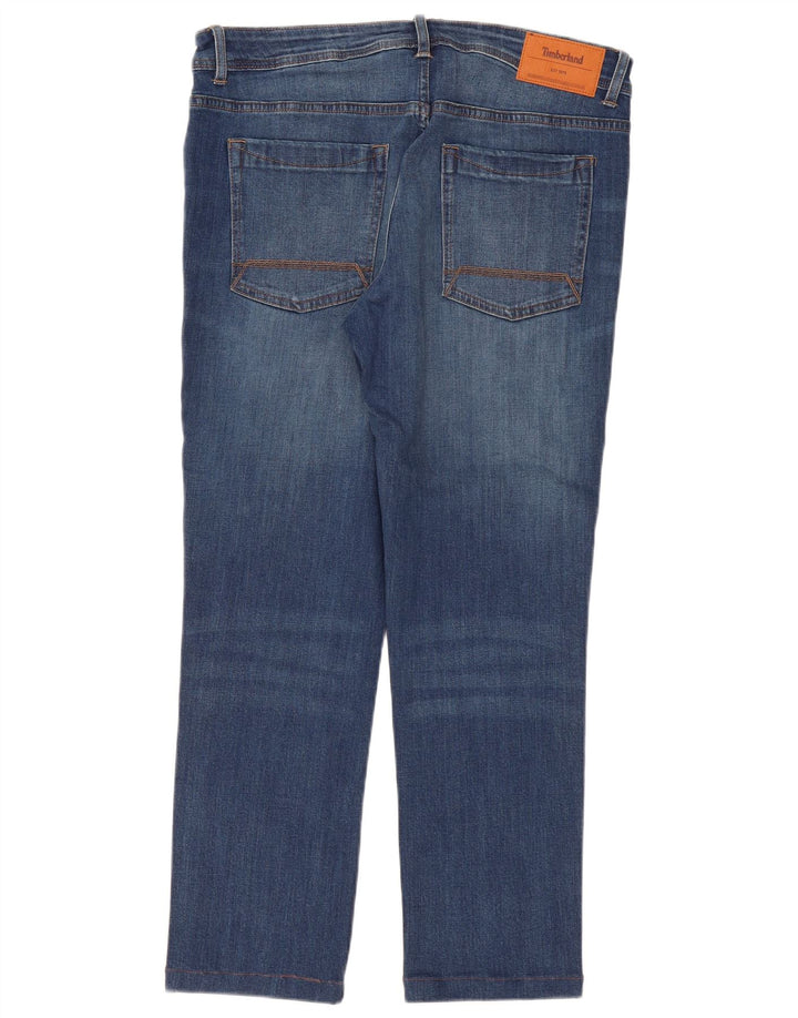 Женские прямые джинсы Timberland W36 L29, синие, хлопок