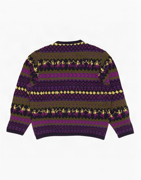 Pancari Womens Cardigan Sweater UK 14 Medium Multicoloured Fair Isle