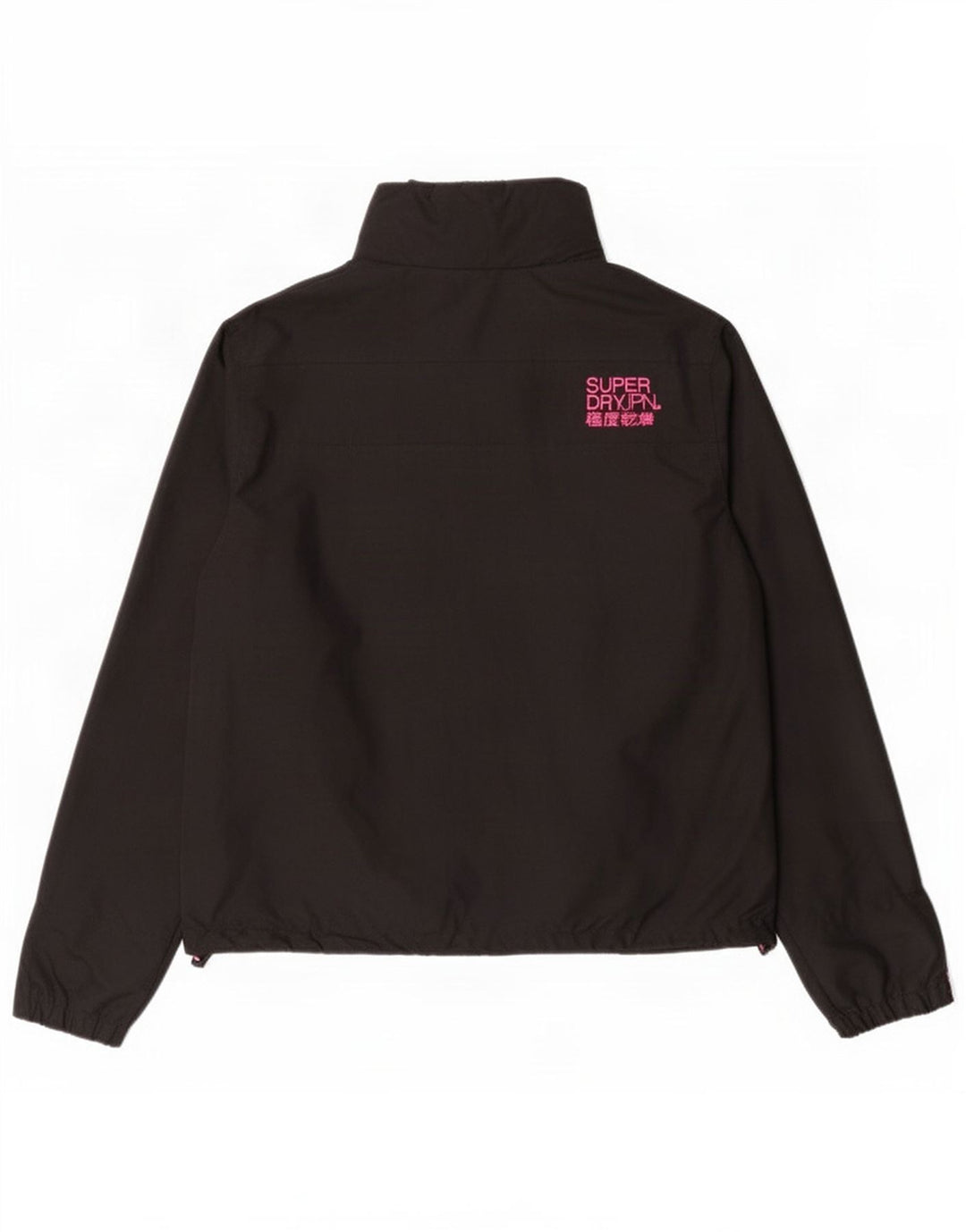 Женская дождевик The Windcheater Superdry UK 18 XL, черный нейлон