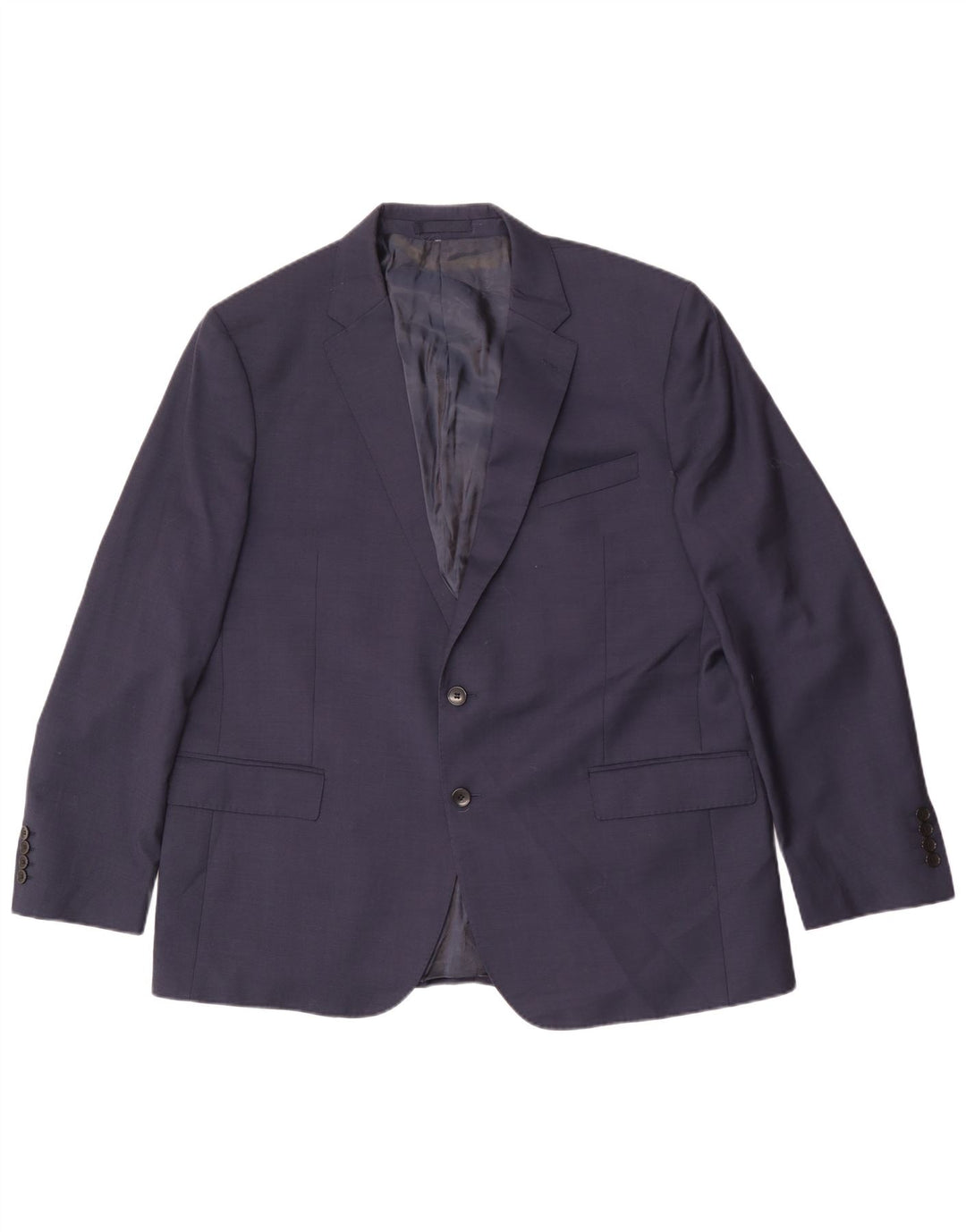 Мужской пиджак Marks & Spencer Autograph с 2 пуговицами UK 48 2XL темно-синий