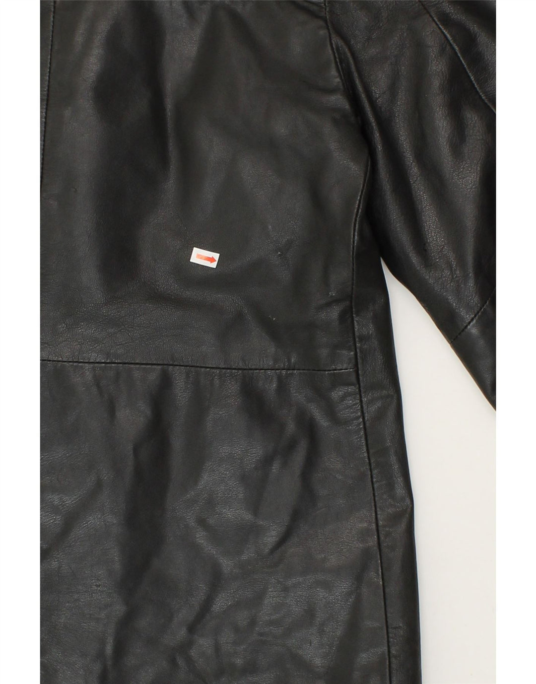 VINTAGE Womens Leather Jacket IT 40 Small Black Leather Vintage Vintage and Second-Hand Vintage from Messina Hembry 