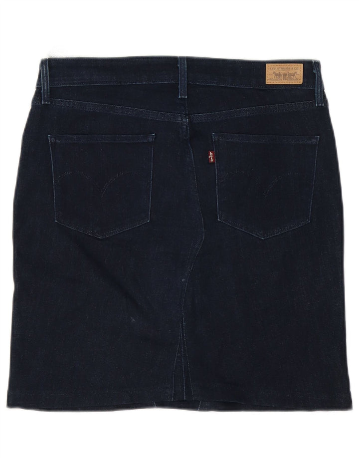 Женская джинсовая юбка Levi's W30, средний темно-синий, хлопок