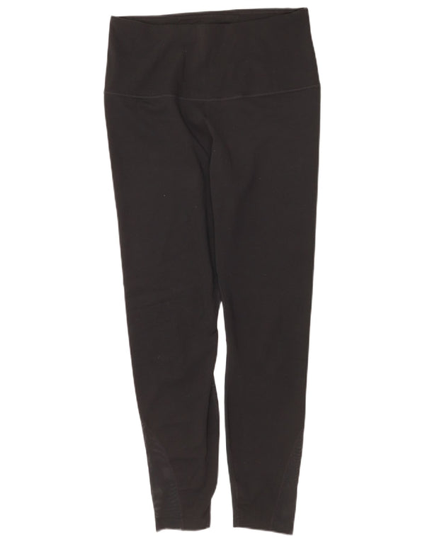 Женские леггинсы Nike Dri Fit UK 14, большие черные полиэстер