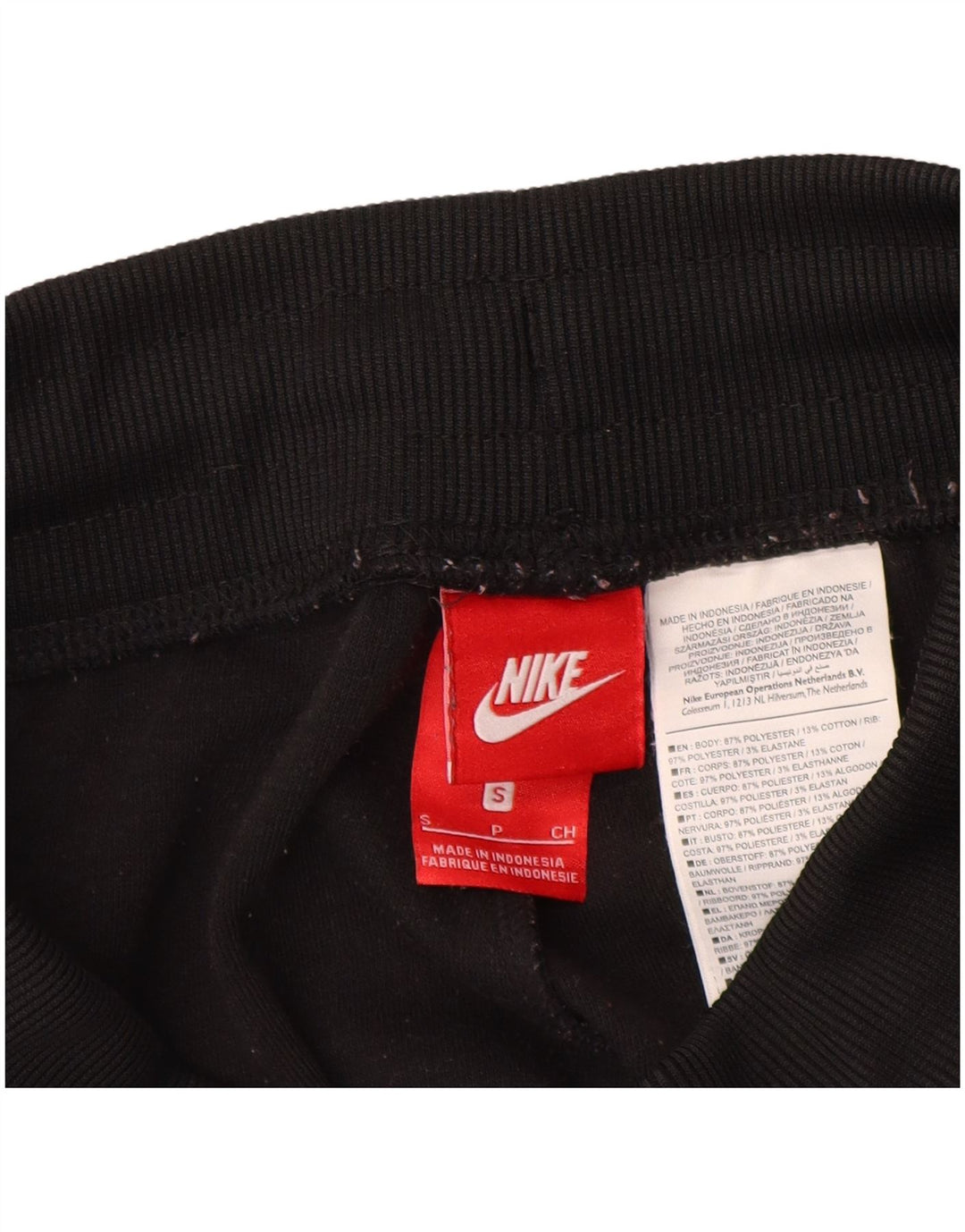 Женские спортивные брюки NIKE Joggers UK 8, маленькие черные цветные блоки