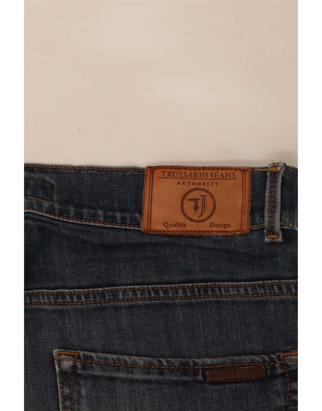 Мужские прямые джинсы Trussardi W32 L28 синие