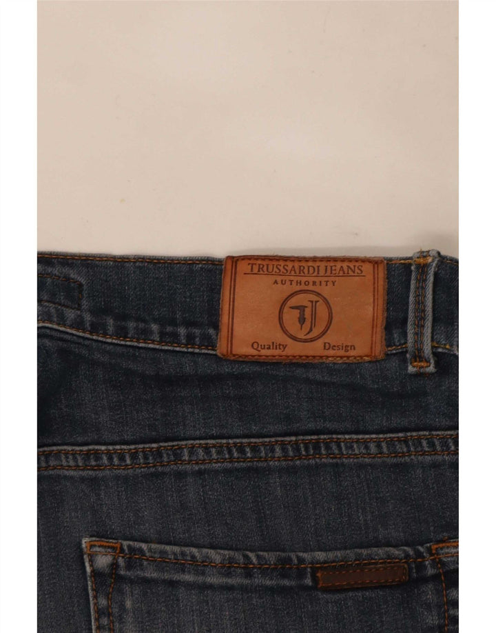 Мужские прямые джинсы Trussardi W32 L28 синие