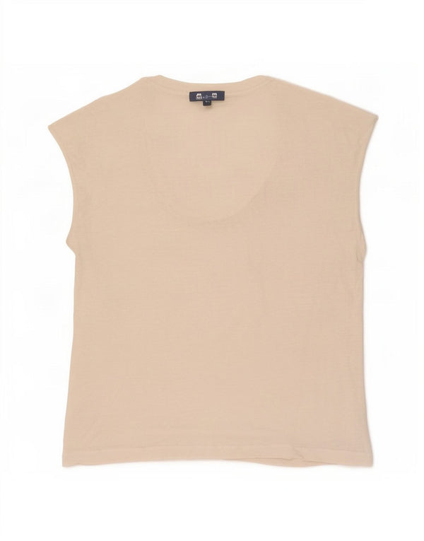 Женский жилет Massimo Dutti UK 14 Medium Off White