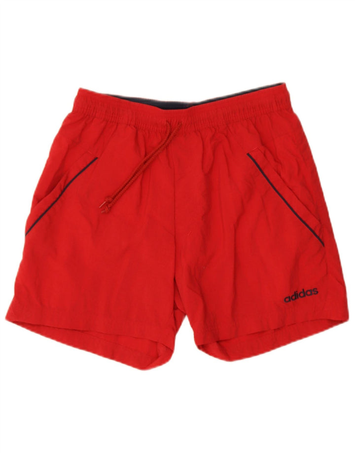 Мужские спортивные шорты Adidas маленькие красные из полиамида