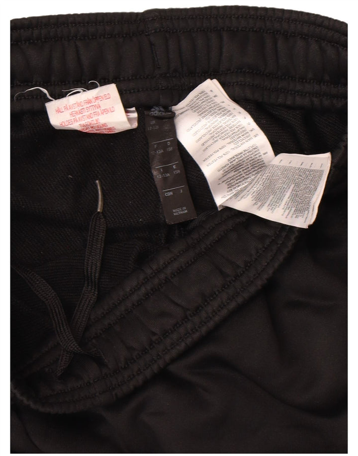 Спортивный костюм Adidas для мальчиков, брюки для бега, 12–13 лет, черный полиэстер