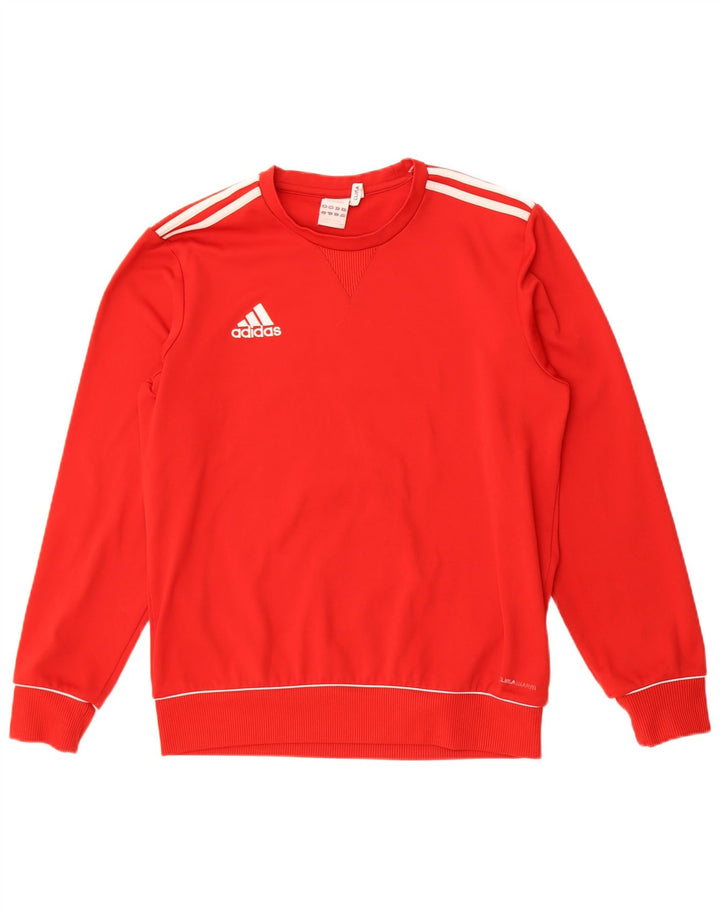 Мужской свитер Adidas Climawarm UK 38/40, средний красный полиэстер