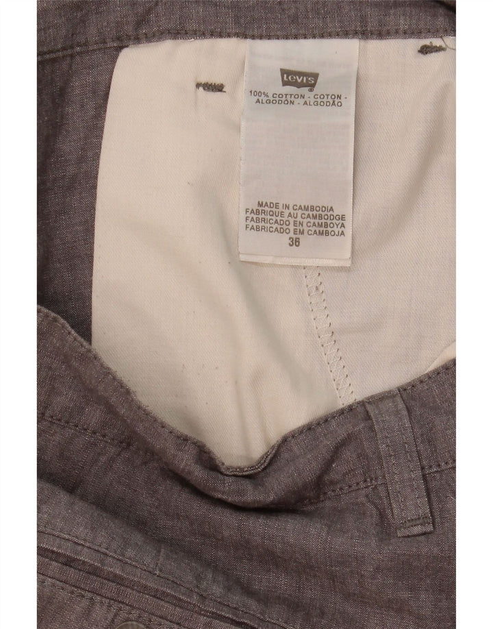 Мужские шорты чинос Levi's W36, большие серые, хлопок