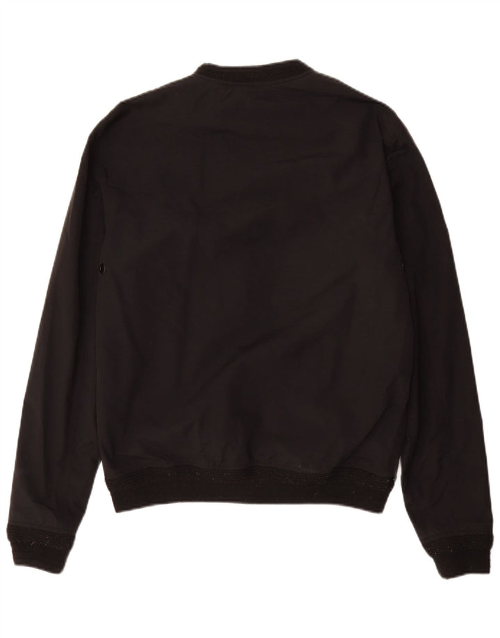 SUPERDRY Мужской бомбер UK 38 Средний Черный Хлопок