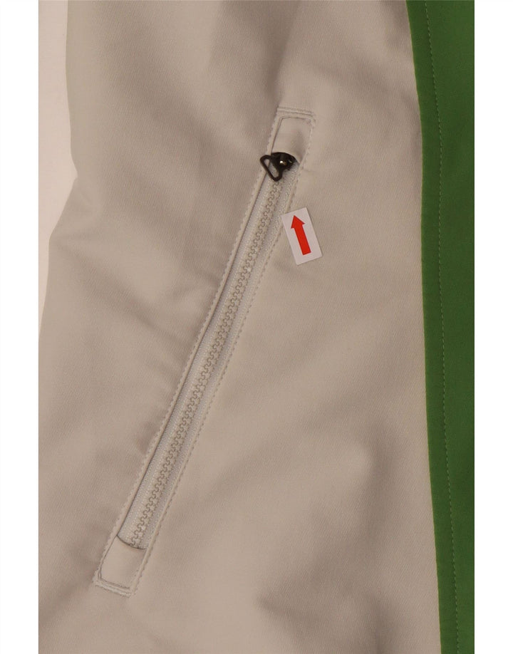 Женская спортивная куртка Adidas Climalite UK 14, средний зеленый полиэстер