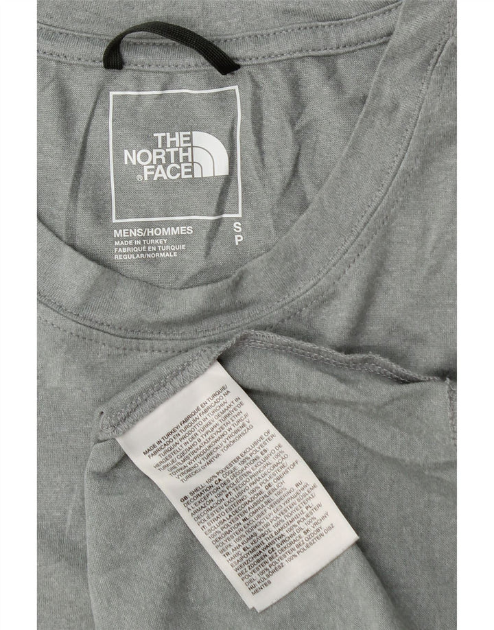 Мужская футболка The North Face, маленький серый полиэстер