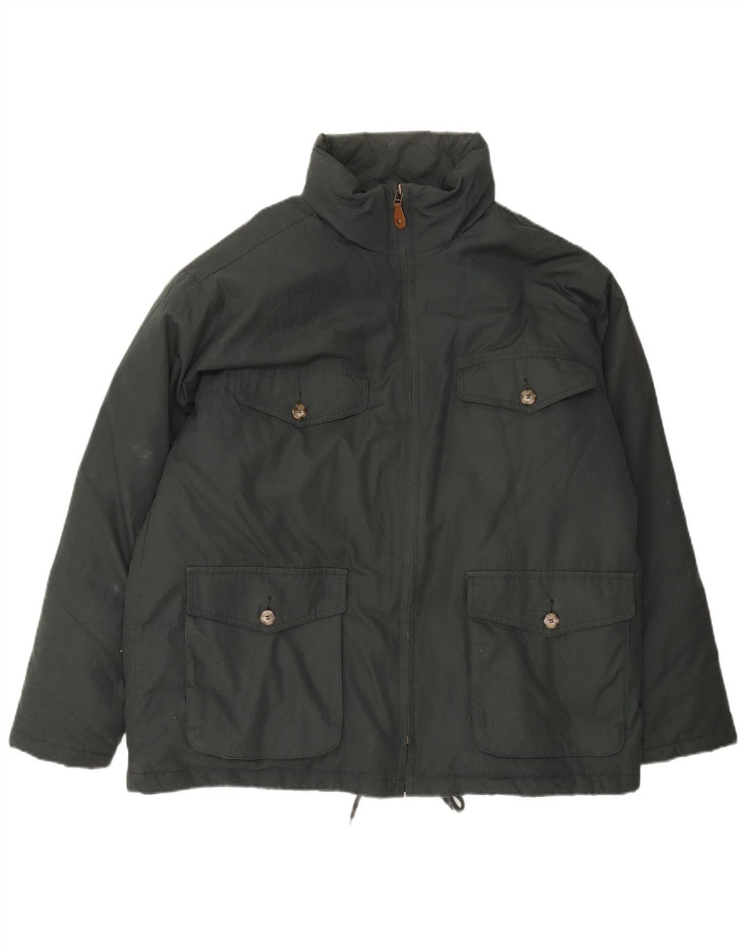 Мужская стеганая куртка Eddie Bauer UK 42 XL, зеленый полиэстер