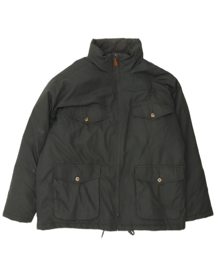 Мужская стеганая куртка Eddie Bauer UK 42 XL, зеленый полиэстер