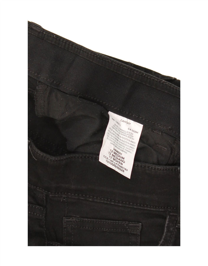 LEE Womens Straight Jeans US 12 Large W34 L31 Black Cotton Vintage Lee and Second-Hand Lee from Messina Hembry 