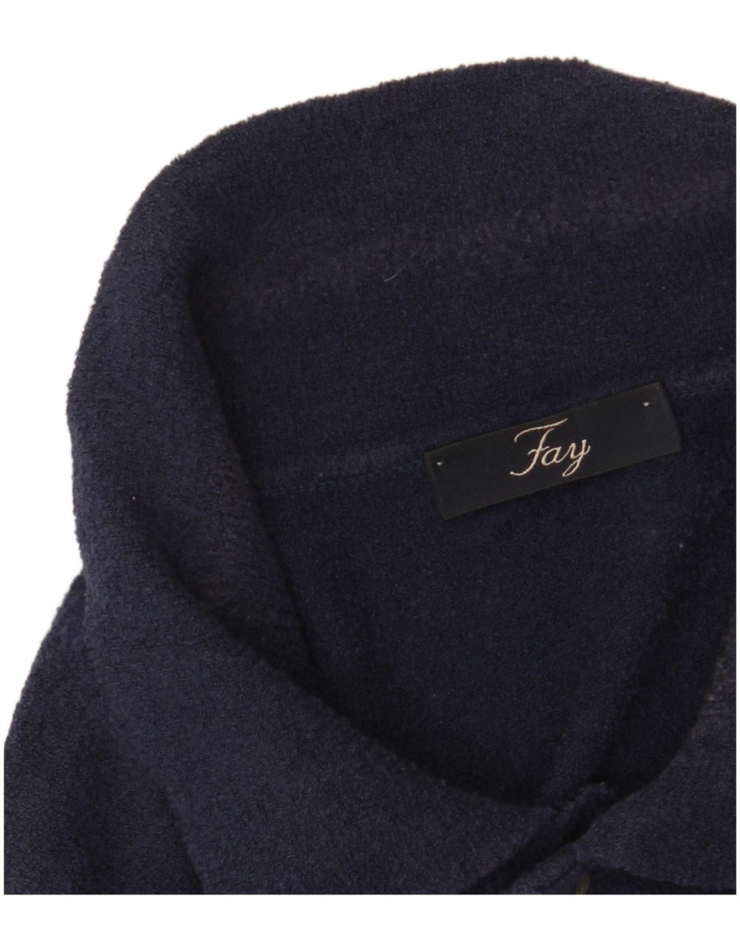 Мужская рубашка-поло Fay IT 48 Medium Navy Blue Colorblock