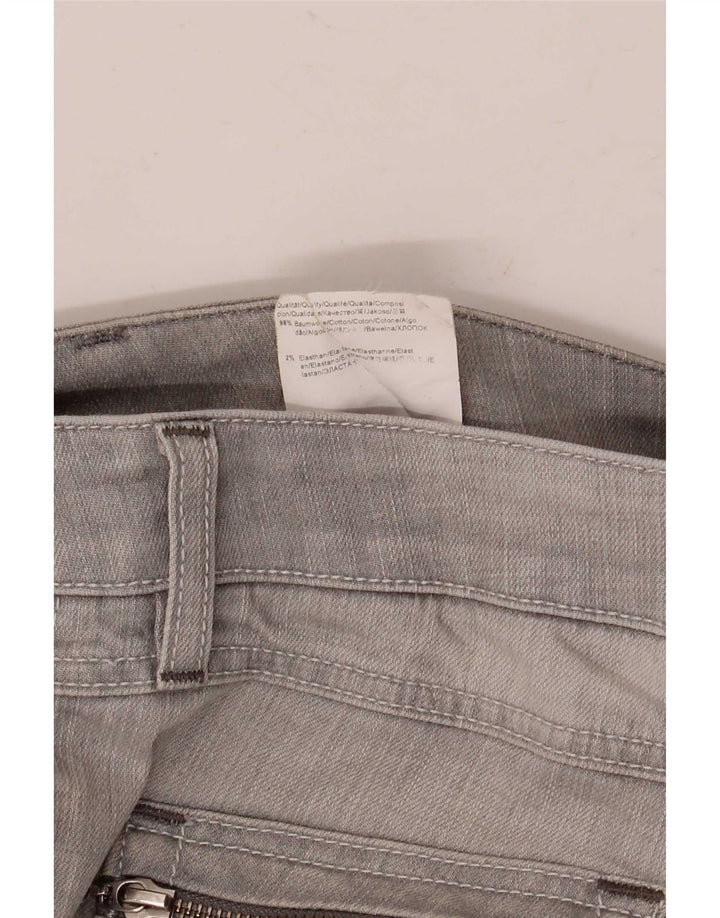 Женские узкие джинсы Hugo Boss W28 L32 Серые хлопковые