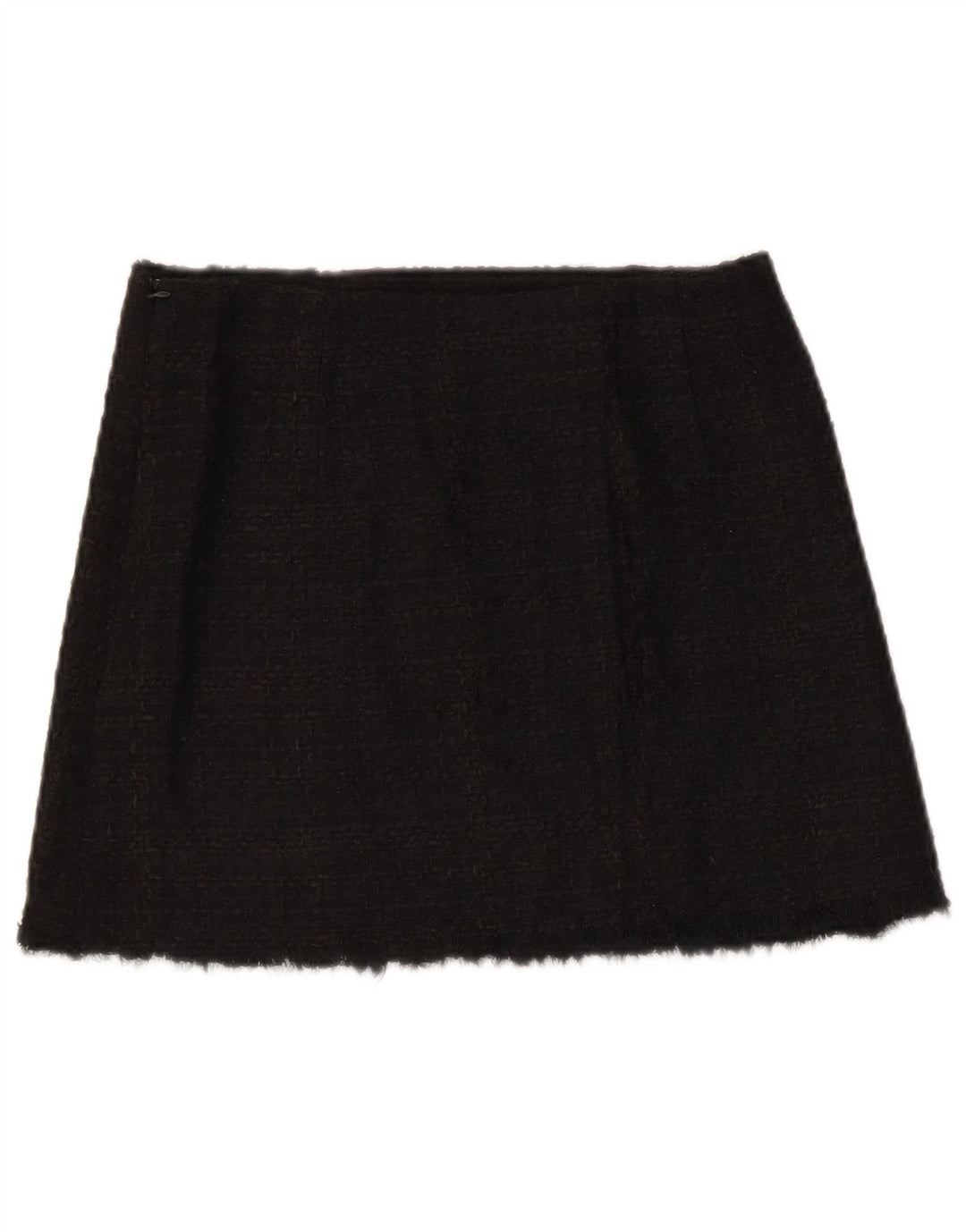 Женская мини-юбка Zara Small W26, черная клетка, акрил
