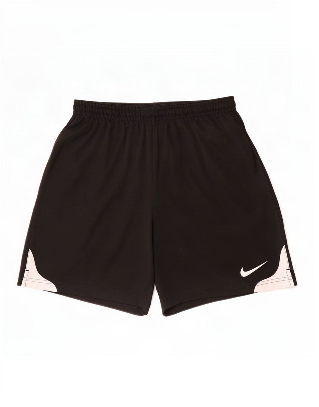 Мужские спортивные шорты Nike Dri Fit среднего размера, полиэстер с цветными блоками, средний черный