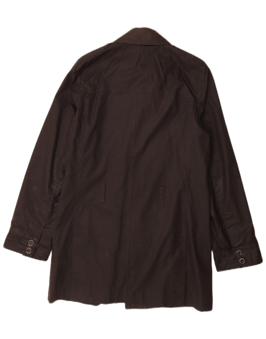 REISS Мужское пальто UK 36 маленькое черное, хлопок