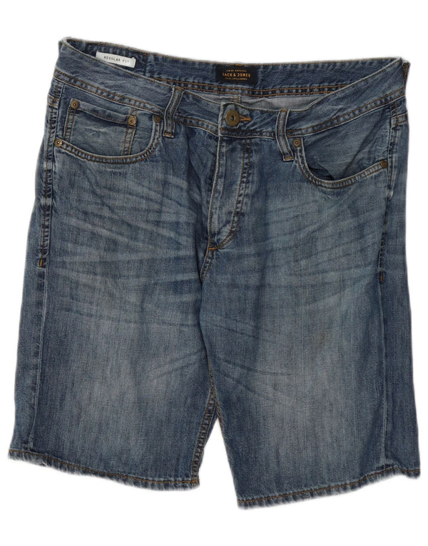 Мужские джинсовые шорты стандартного кроя Jack & Jones Medium W32, синие, хлопок