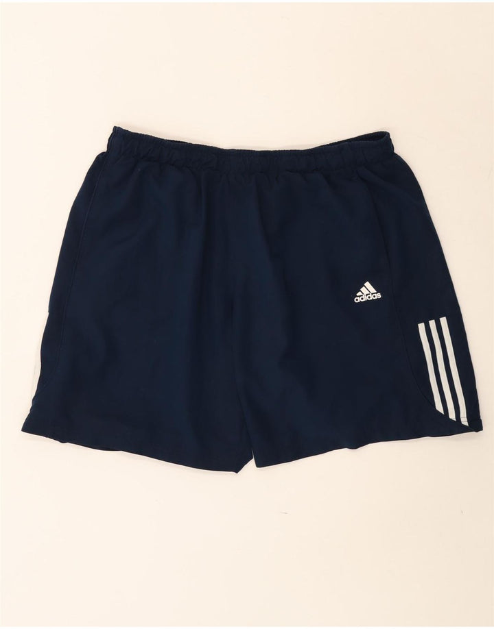 Мужские спортивные шорты Adidas Climalite 2XL темно-синие из полиэстера