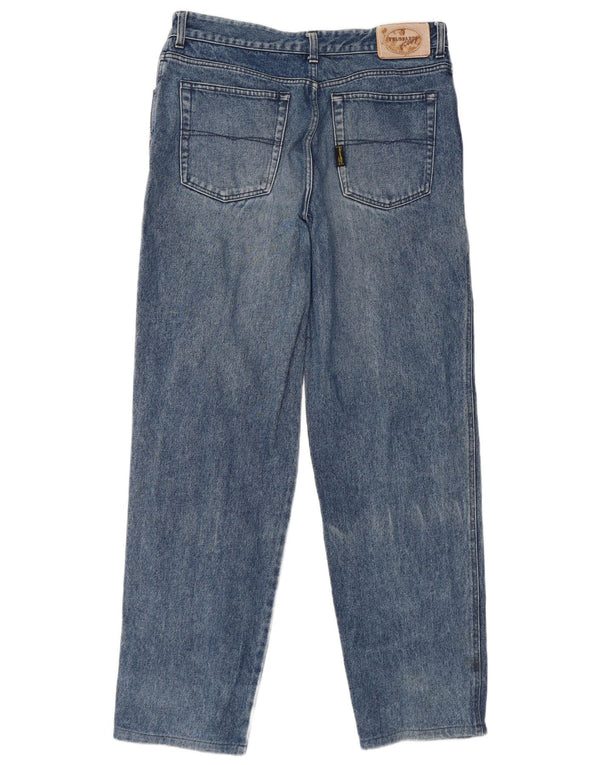 Мужские прямые джинсы Trussardi IT 52 XL W38 L32 синие, хлопок