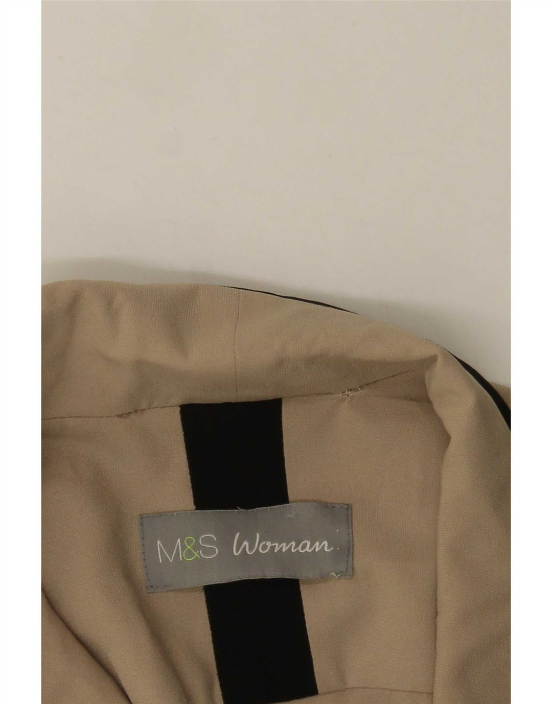 Женский пиджак с открытым рукавом 3/4 Marks & Spencer UK 12, средний бежевый