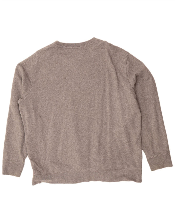 Мужской свитшот Levi's Standard, джемпер XL, серый, хлопок, классический