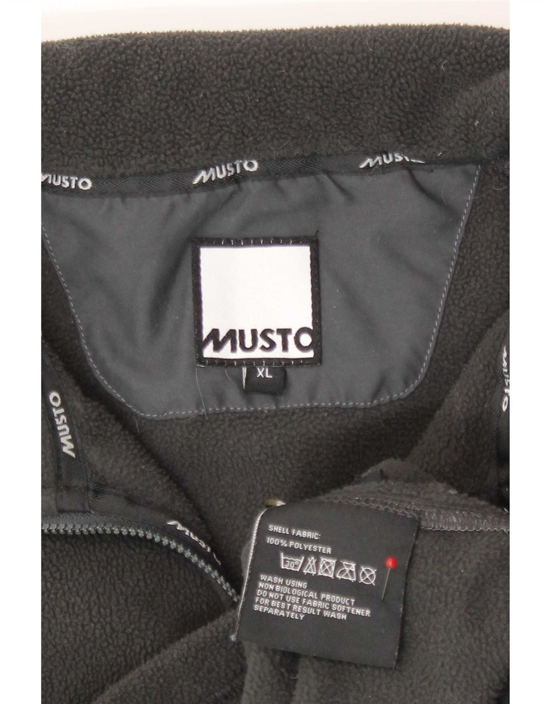 Мужская флисовая куртка Musto UK 42 XL серая, полиэстер