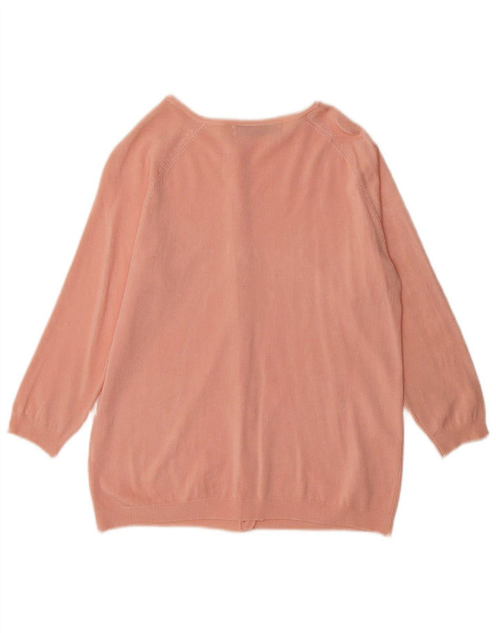Женский кардиган Zara UK 16, большой розовый