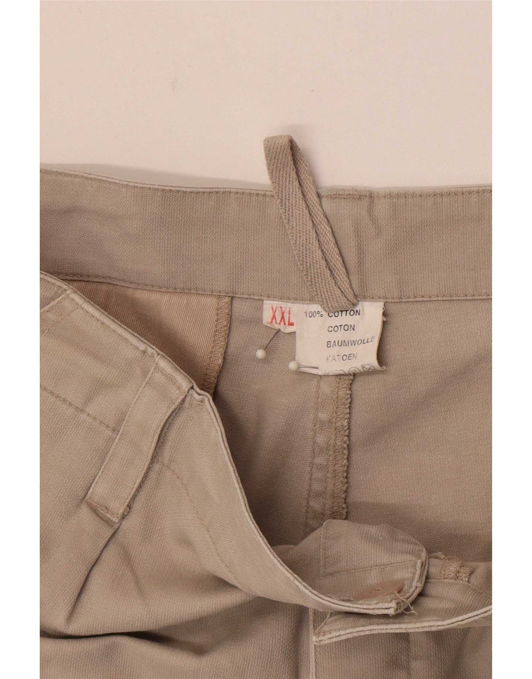 Винтажные мужские шорты-карго 2XL W38 Серые хлопковые