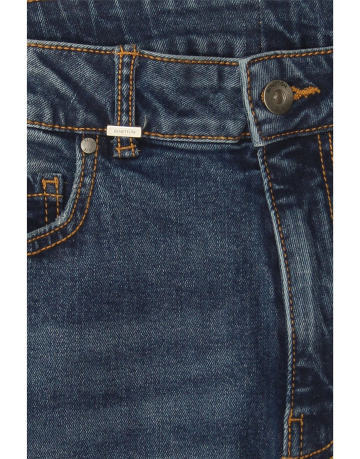 BENETTON Womens Bootcut Jeans W28 L29 Blue Vintage Benetton and Second-Hand Benetton from Messina Hembry 