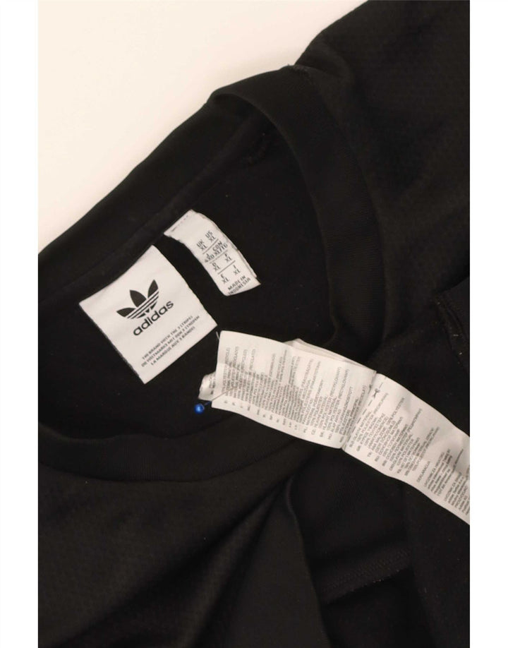 Мужская толстовка Adidas Jumper XL, черный полиэстер с цветными блоками