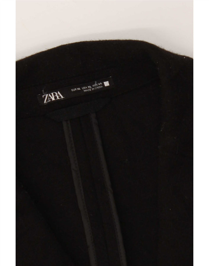 Мужское пальто Zara UK 42 XL, черное
