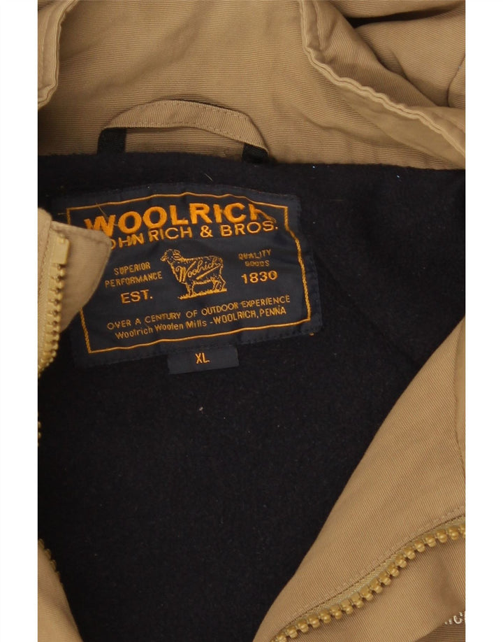 Мужская куртка Woolrich с капюшоном UK 42 XL Коричневая