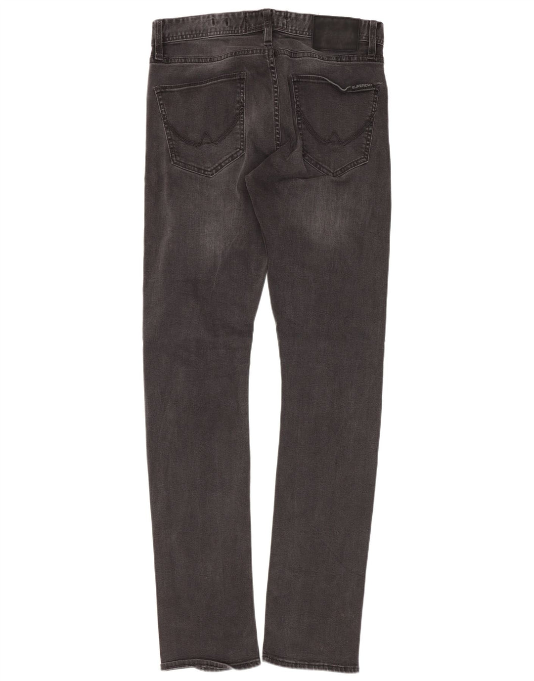 Мужские узкие джинсы Superdry W29 L32 Серый хлопок