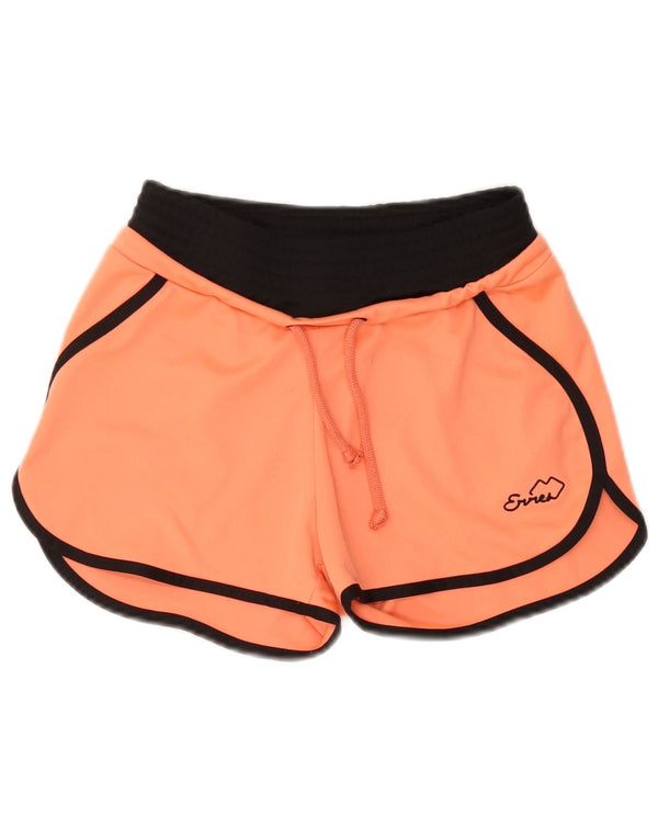 Женские спортивные шорты Errea UK 6 XS розовые с цветными блоками