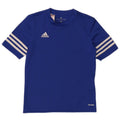 Футболка Adidas Climalite для мальчиков, топ 11–12 лет, большой синий полиэстер
