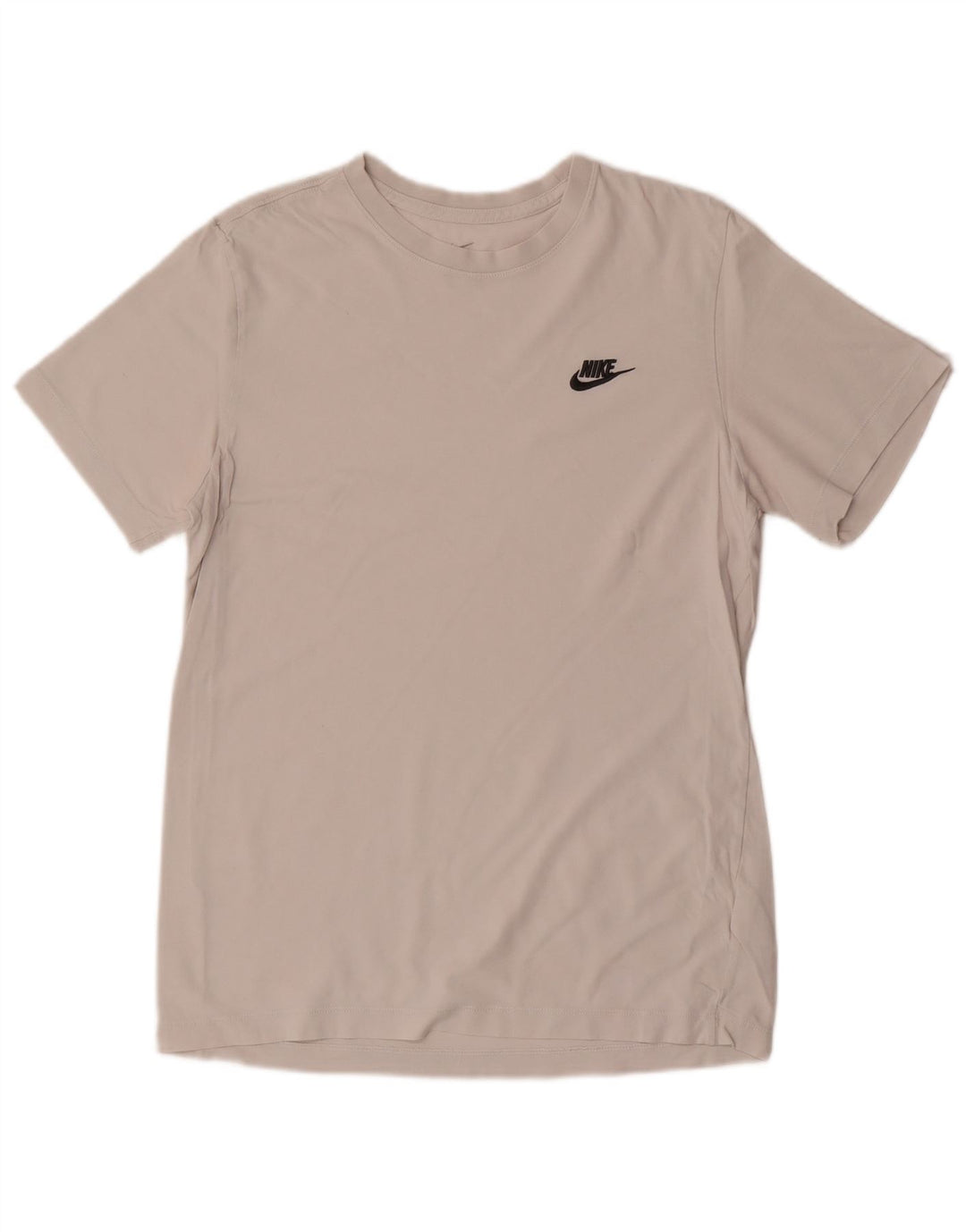 Мужская футболка Nike из хлопка белого цвета среднего размера
