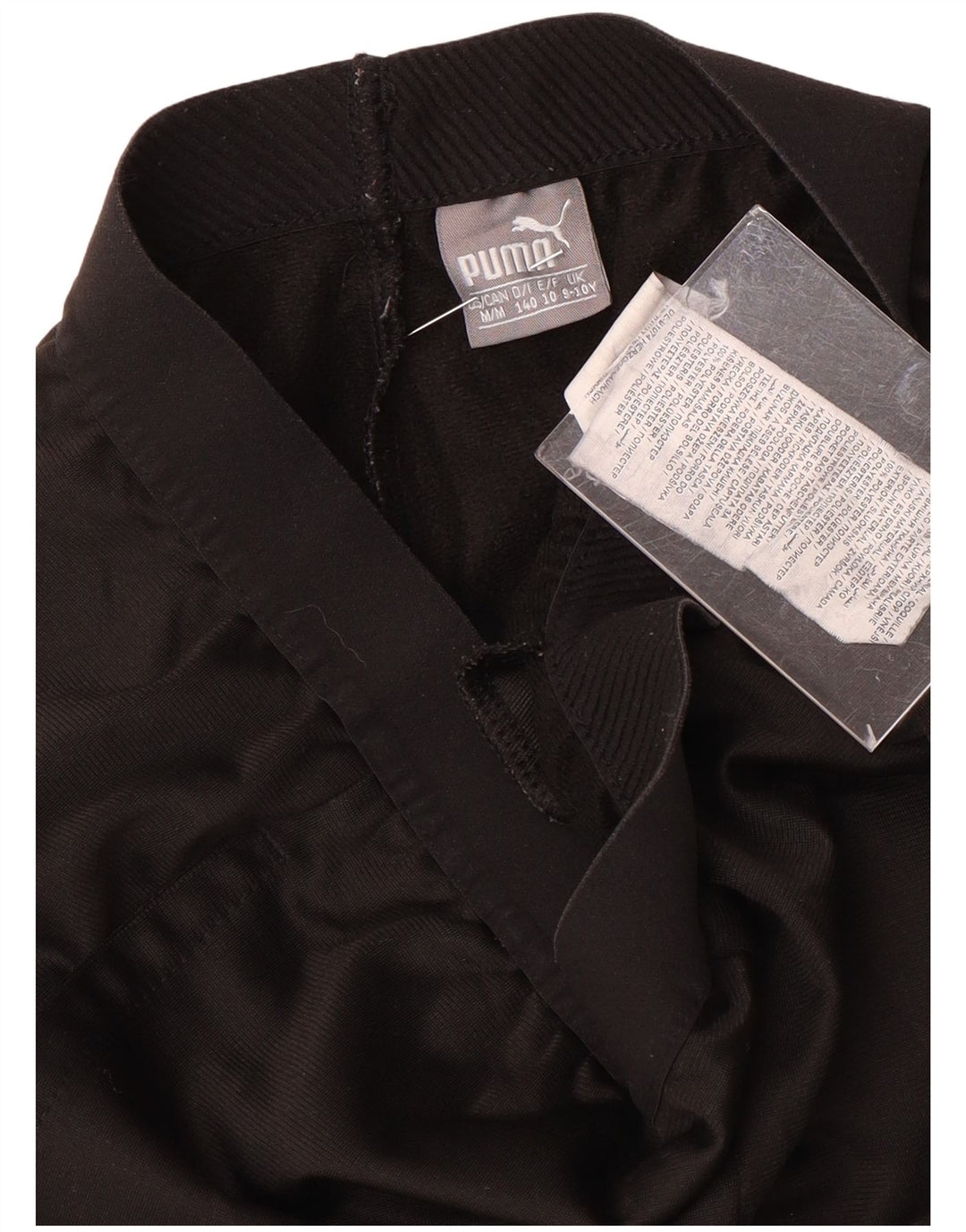 Спортивные брюки Puma для мальчиков 9-10 лет, черный полиэстер