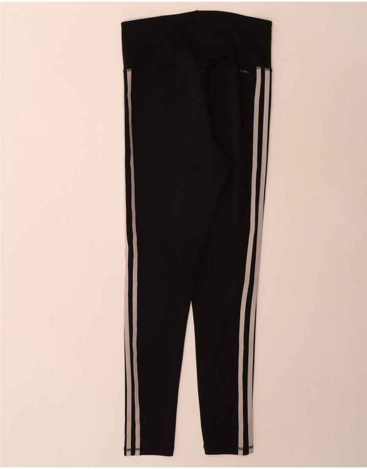 Женские леггинсы Adidas Climalite UK 8/10, маленькие черные из полиэстера