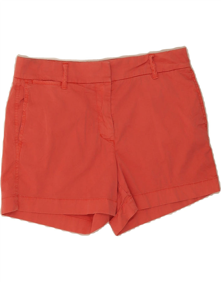 J. CREW Womens Chino Shorts US 4 Small W32  Red Cotton Vintage J. Crew and Second-Hand J. Crew from Messina Hembry 