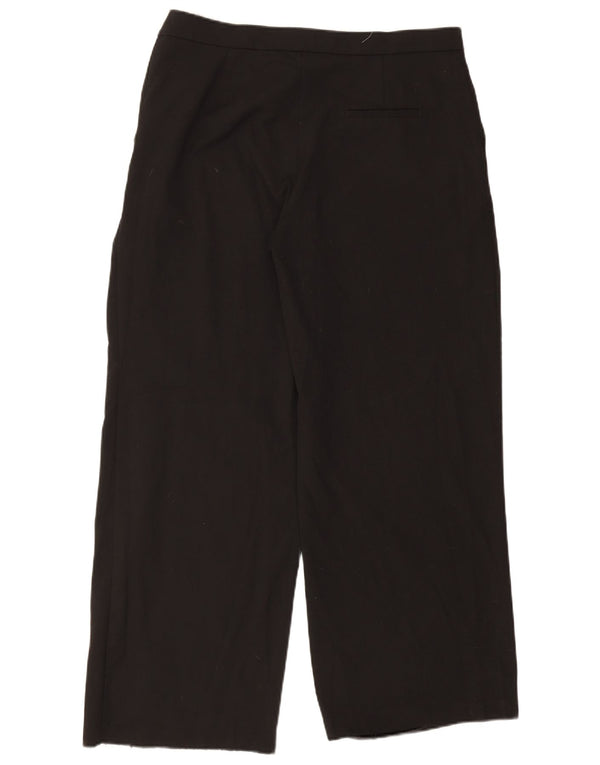 Женские прямые брюки чинос Zara XL W32 L32, черный полиэстер