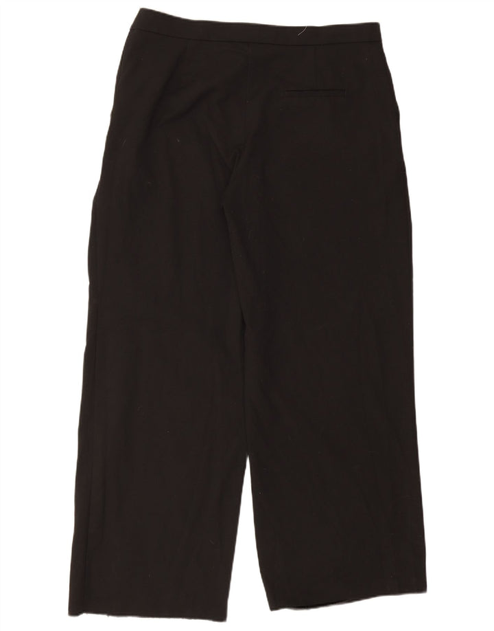 Женские прямые брюки чинос Zara XL W32 L32, черный полиэстер
