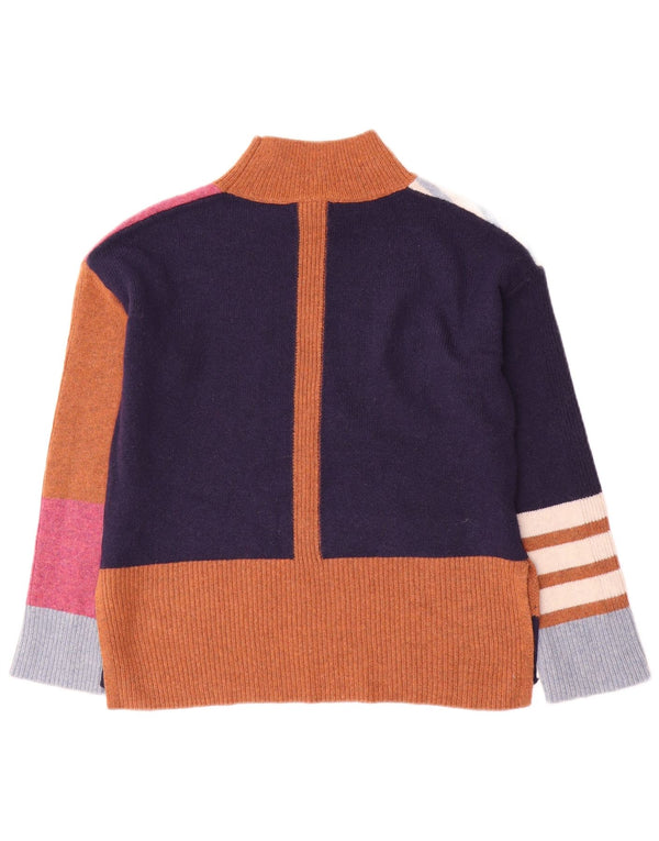 Женский джемпер с высоким воротником WHITE STUFF, Великобритания, 8, маленький, разноцветный