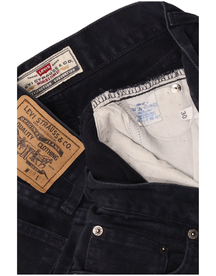 Мужские прямые джинсы Levi's W30 L32 темно-синие, хлопок