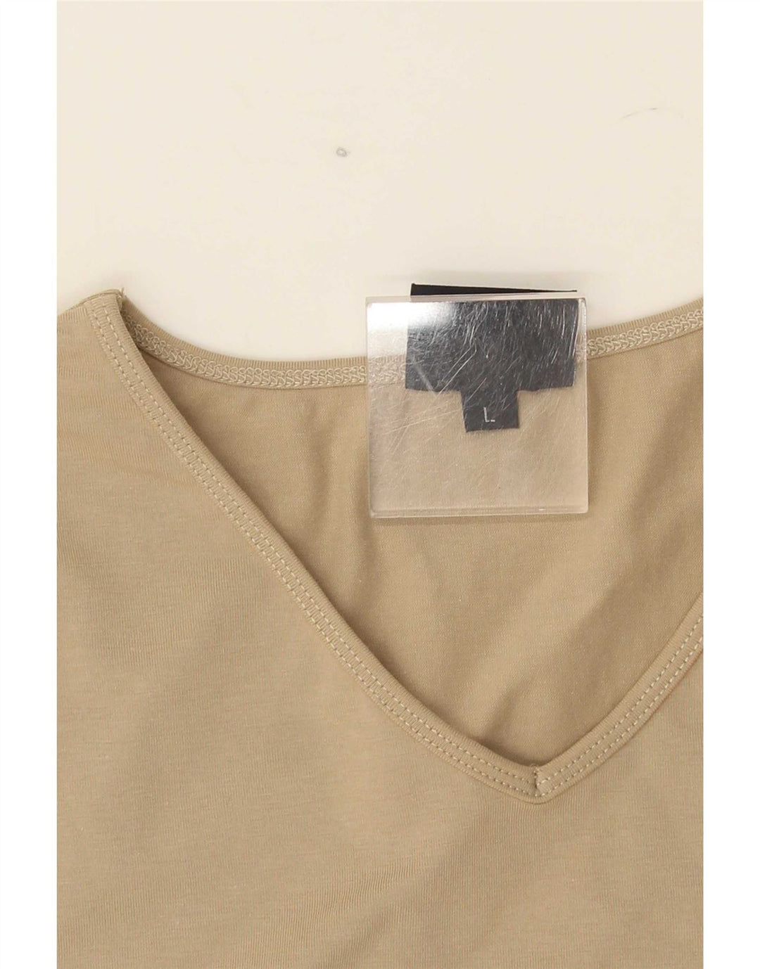 Женская футболка Trussardi Top UK 14, большая, бежевая